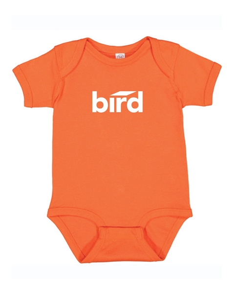 Picture of Bird Infant Baby Bodysuit (Orange)