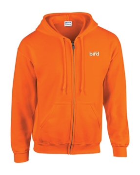 Picture of Bird Full-Zip Hooded Sweatshirt (Safety Orange)