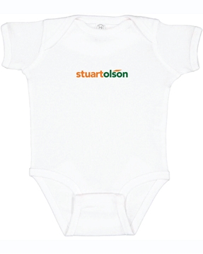 Picture of Stuartolson Infant Baby Bodysuit (White)