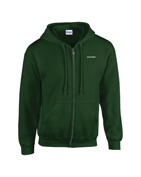 Picture of Stuartolson Full-Zip Hooded Sweatshirt (Forest Green/Black)