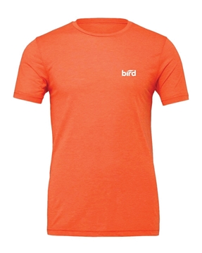 Picture of Bird Unisex Jersey T-Shirt with Left Chest Logo (Orange)