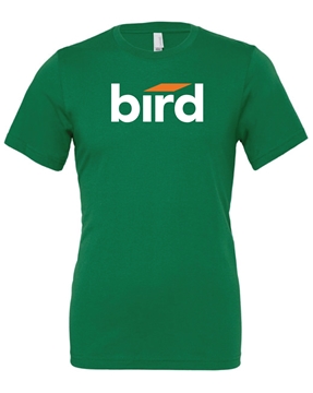 Picture of Bird Unisex Jersey T-Shirt with Front and Back Logo (Evergreen)